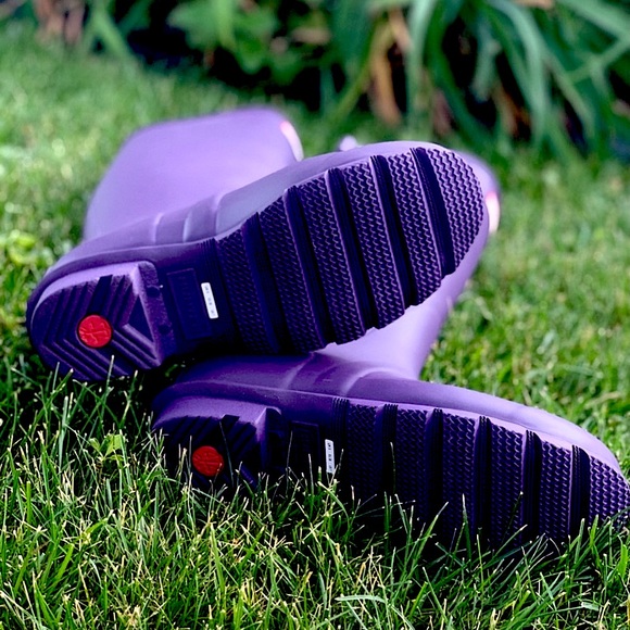 Hunter Original Tall Sovereign Purple Rain Boots - Picture 5 of 12